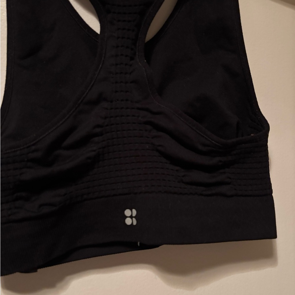 Sweaty Betty Black sports bra with Elastic Blend